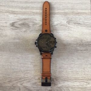 DIESEL GENUINE LEATHER WATCH